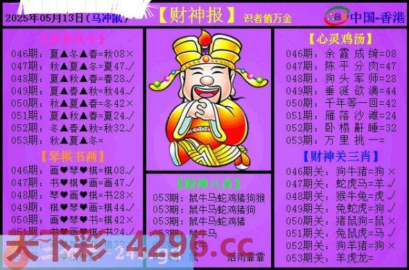 ：紫财神报